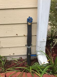 Outdoor faucet installation in Gainesville FL